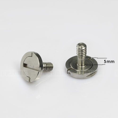 1/4-20 D-ring Thumbscrew x 2