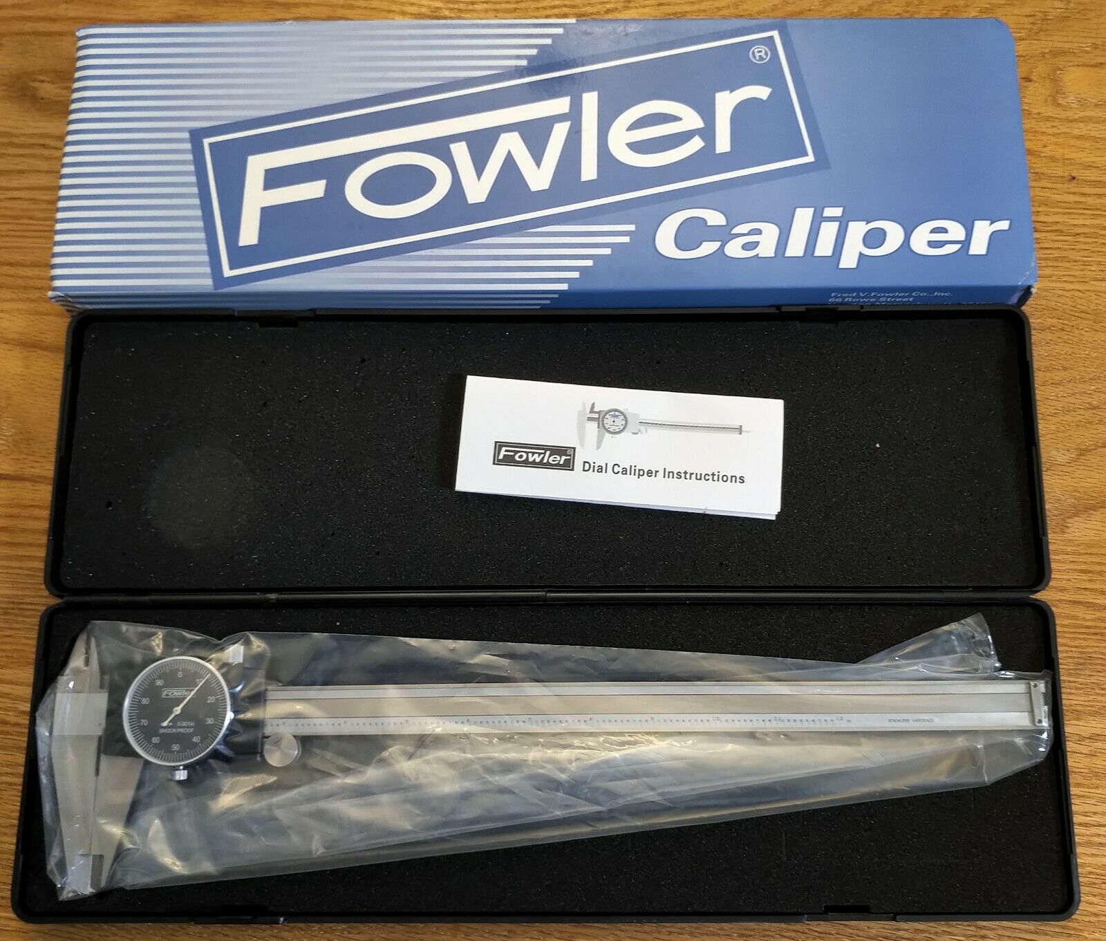 Fowler, 0-12” One-Rev Dial Caliper, 52-008-013-0