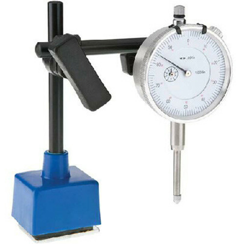 Long Range Dial Indicator, Magnetic Mag Base with Case, 1"/0.001"