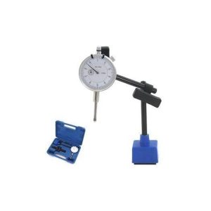Long Range Dial Indicator, Magnetic Mag Base with Case, 1"/0.001"