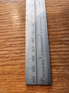 Replacement iGaging 12in / 30 cm Universal Rule Blade Combination Square (metric and imperial)