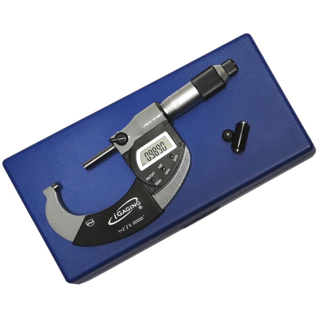 iGAGING Absolute IP65 Electronic Digital Micrometer 0-2"/0-50mm w/ Data Output