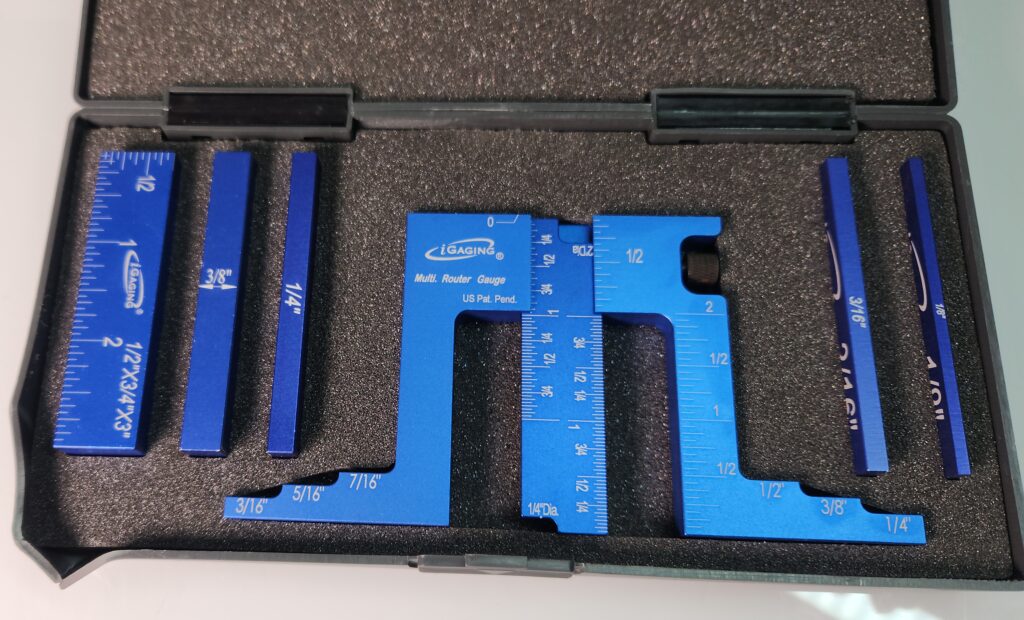 Adjustable Saw and Router Gauge Set (Damaged Case)