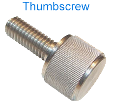 100-333-8b and 100-333-8, 100-700-xxx spare brake thumb screw